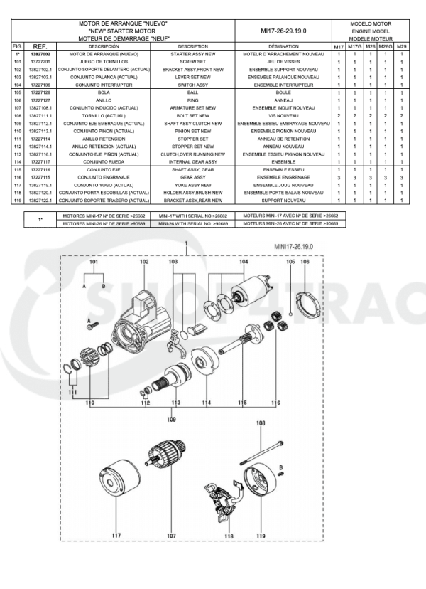 Startmotor Mitsubishi L3E – Vetus M3.28 &amp; Solé Diesel (OEM-Qualität)