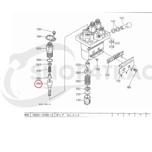 Plunger / EinspritzElement Beta Marine Beta 28 / Beta 30 – Nanni N3.30 – Universal M-25XPB