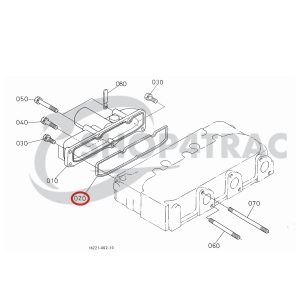 Ansaugkrümmerdichtung Beta Marine Beta 30 – Nanni N3.30
