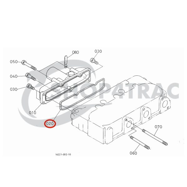Ansaugkrümmerdichtung Beta Marine Beta 30 – Nanni N3.30
