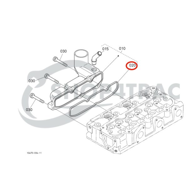 Ansaugkrümmerdichtung Beta Marine Beta 25