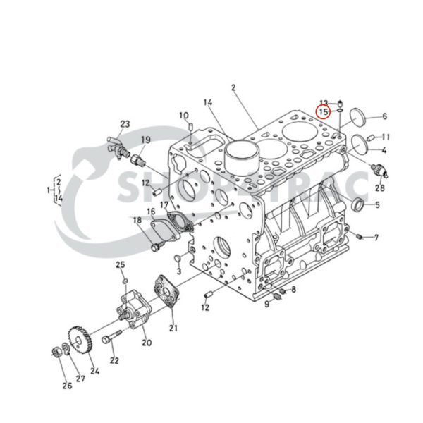 O-Ring Zylinderkopfdichtung Beta Marine Beta 28 | Beta 30 – Nanni N3.30 – Universal M-25XPB