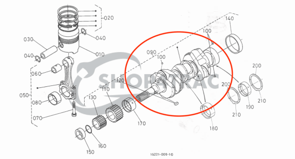 Kurbelwelle Beta Marine Beta 30 – Nanni N3.30
