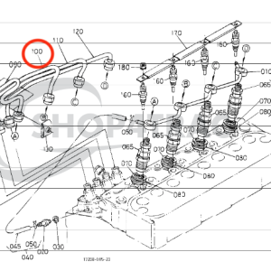 Einspritzkleitung / Druckleitung 16271-53722 Beta Marine Beta 28 / Beta 30 – Nanni N3.30 – Universal M-25XPB