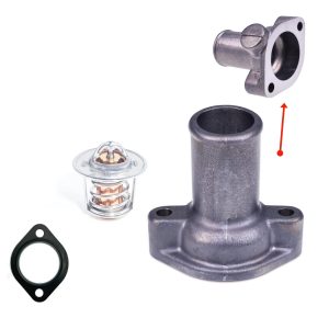 Thermostatgehäuse + Thermostat (Wasserflansch) Beta Marine Beta 28 / Beta 30 – Nanni N3.30 – Universal M-25XPB