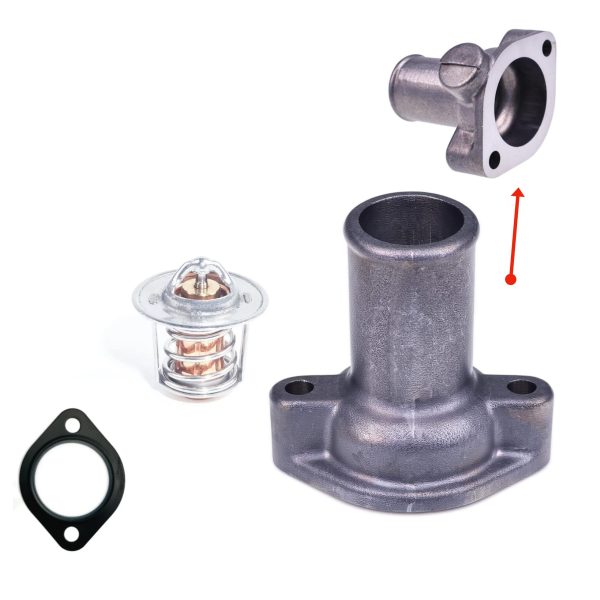 Thermostatgehäuse + Thermostat (Wasserflansch) Beta Marine Beta 28 / Beta 30 – Nanni N3.30 – Universal M-25XPB