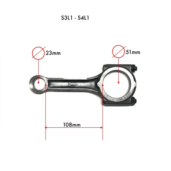 Pleuelstange Solé Diesel Mini 33 | Mini 44 | Mini 55 – Vetus M4.15 | M4.17 – Craftsman Marine CM4.42 – JF Marine Power JF10 | JF15
