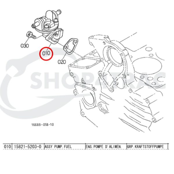Kraftstoffförderung Beta Marine Beta 16 – Phasor K2-4.5
