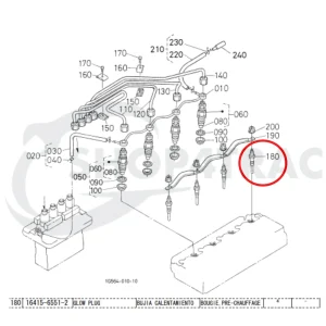 Glühkerze Beta Marine Beta 43 | Beta 50 – Nanni 4.105 HE | N4.50