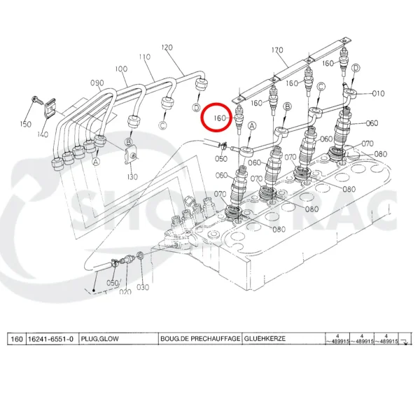 Glühkerze Beta Marine Beta 28 | Beta 30 | Beta 35 | Beta 38 – Nanni N3.30 | N4.38 – Universal M-25XPB | M-35B