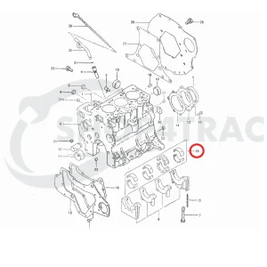 Hauptlagersatz Solé Diesel Mini 33 – JF Marine Power JF10