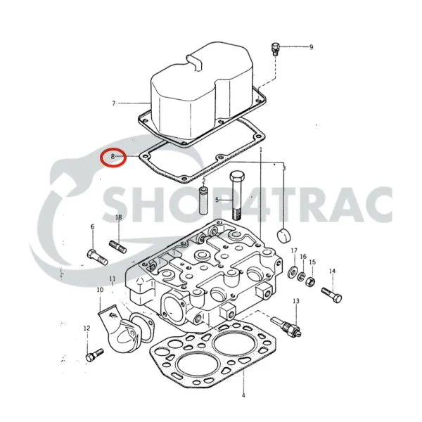 Ventildeckeldichtung Solé Diesel Mini 18