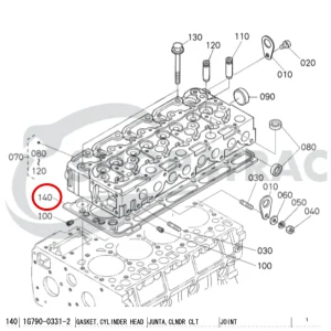 Zylinderkopfdichtung Beta Marine Beta 50 – Nanni N4.50