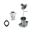 Thermostathäuse (Kühlschlauch-Anschluss) Beta Marine Beta 50 – Nanni N4.50