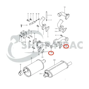 Abgaskrümmerdichtung Solé Diesel Mini 14
