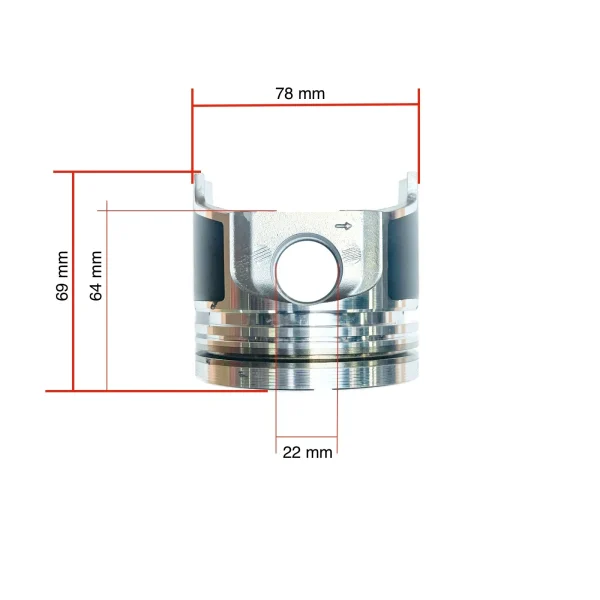 Kolben Beta Marine Beta 30 – Nanni N3.30