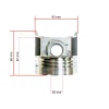 Kolben Beta Marine Beta 45 – Nanni N4.40 | 4.150 HE | 4.200 HE | 4.200 TD (83 mm, IDI)