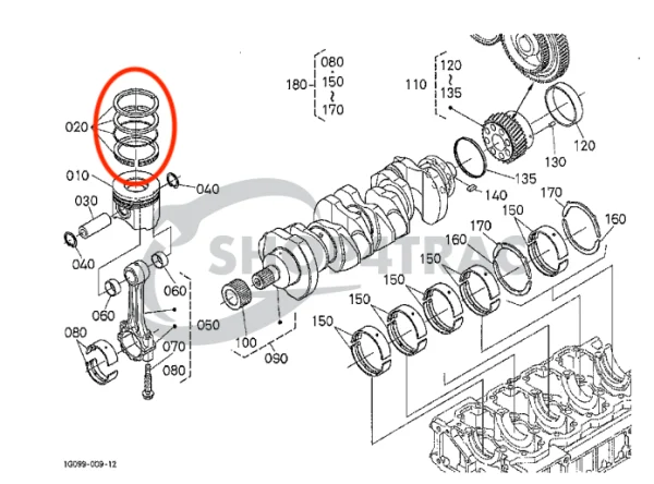 Kolbenringe Beta Marine Beta 70T