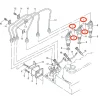 Kraftstoffrücklaufleitung Universal M-25 | M-25XP – Nanni 3.90HE – Renault Marine D950