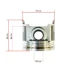 Kolben Beta Marine Beta 85T – Nanni N4.85 | N4.100 – mit Kolbenringen, STD