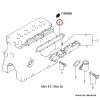 Ansaugkrümmerdichtung Solé Diesel Mini 44 | Mini 55 – Vetus M4.15 | M4.17 – Craftsman Marine CM4.42 – JF Marine Power JF15