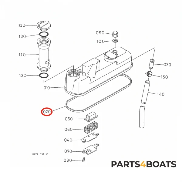 Ventildeckeldichtung Beta Marine Beta 30 – Nanni N3.30