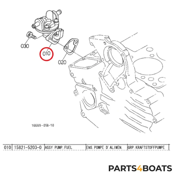 Kraftstoffförderung Beta Marine Beta 16 – Phasor K2-4.5